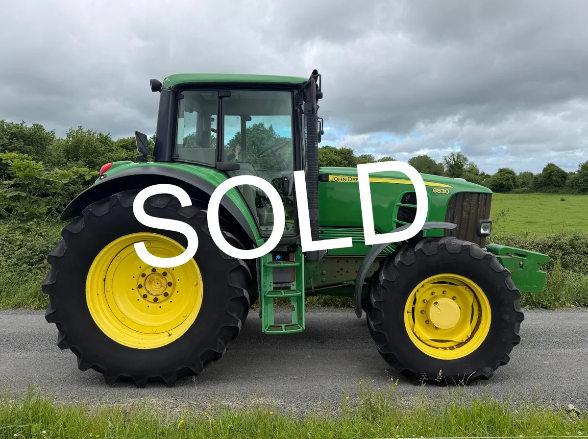 2012 JOHN DEERE 6830 STD **Only 5754 Hours** - Image 1