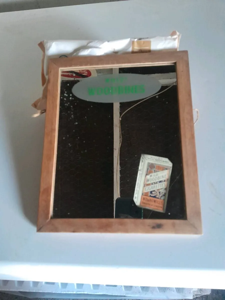 Original  wills wood bines advertising  mirror - Image 1