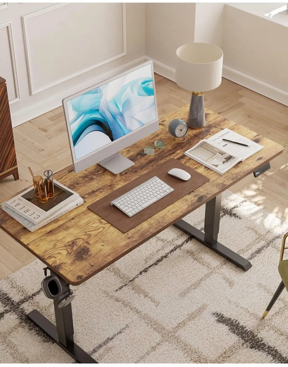 Electric Standing Desk 100 X 60 cm Heigh Adjustabl - Image 1