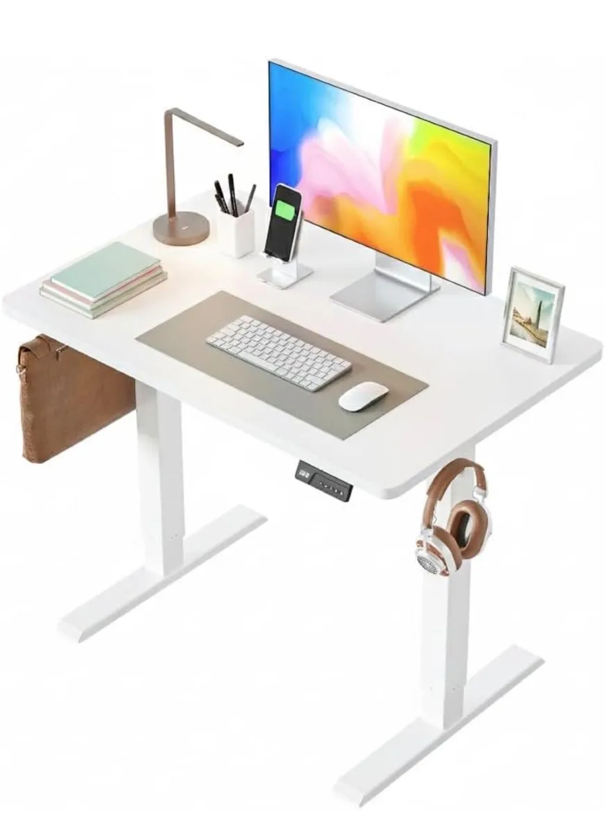 Electric Standing Desk 100 X 60 cm Heigh Adjustabl - Image 1
