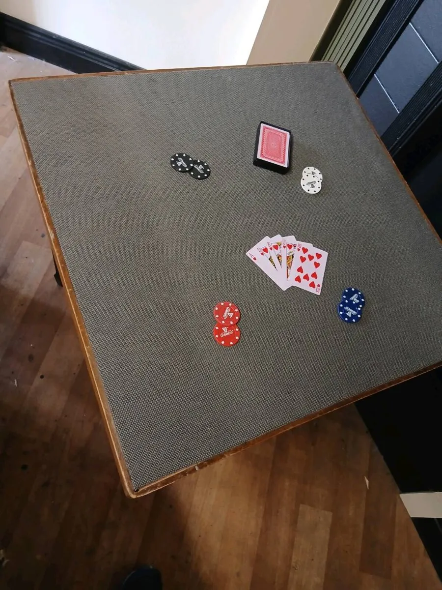 Vintage Card Table - Image 2
