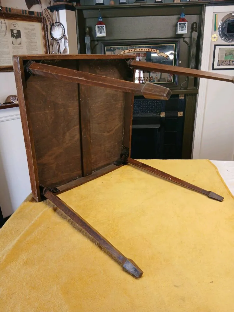 Vintage Card Table - Image 3