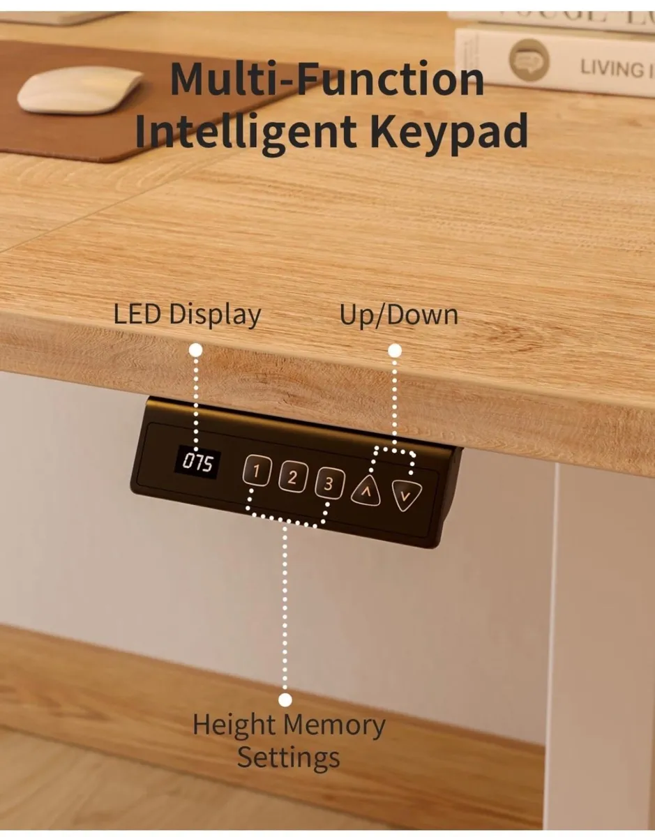 Electric Standing Desk Height Adjustable For Gamin - Image 4