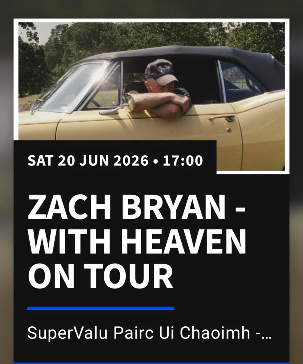 Zach Bryan Tickets Cork