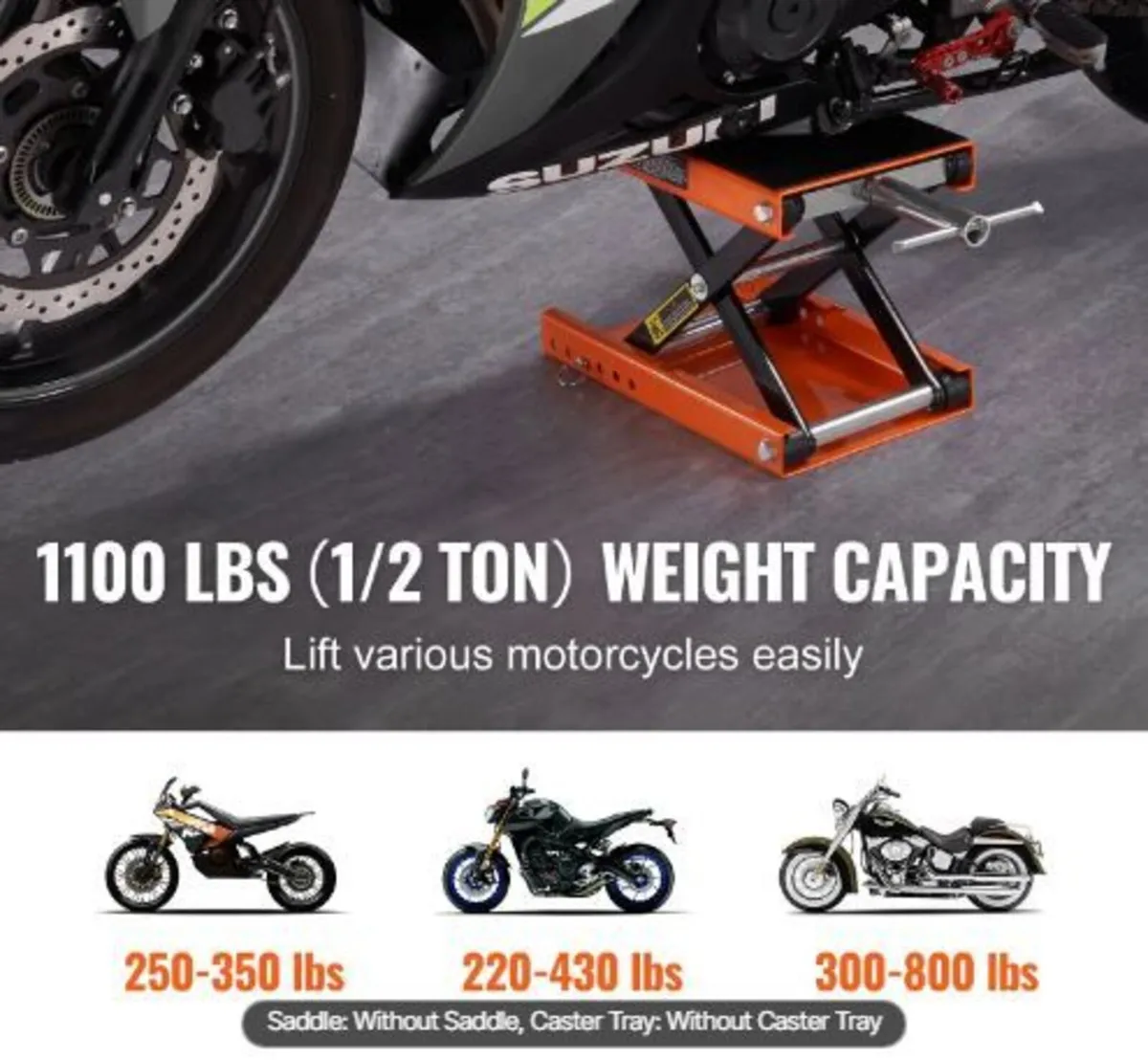 Motorcycle Scissor Jack Lift 499.5 kg - Image 2