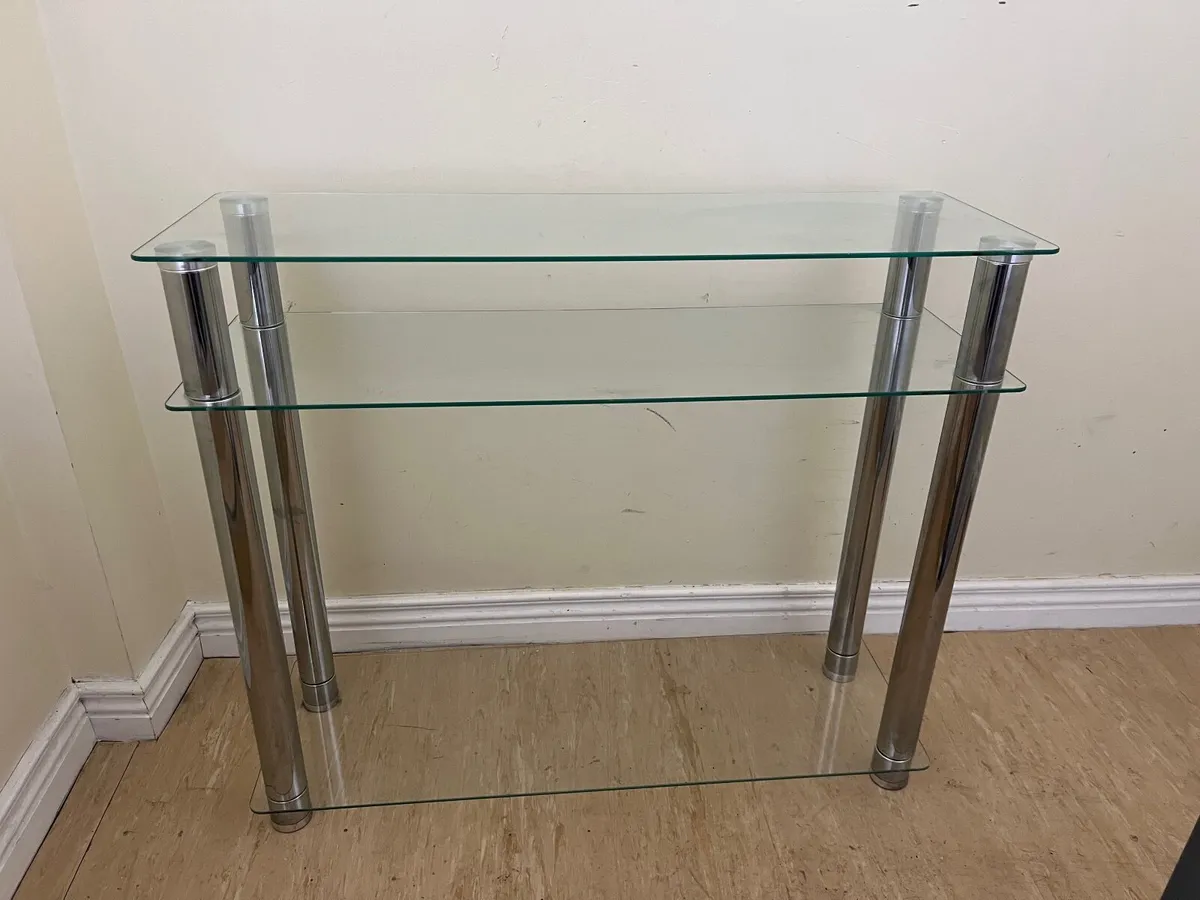 Glass console table - Image 1