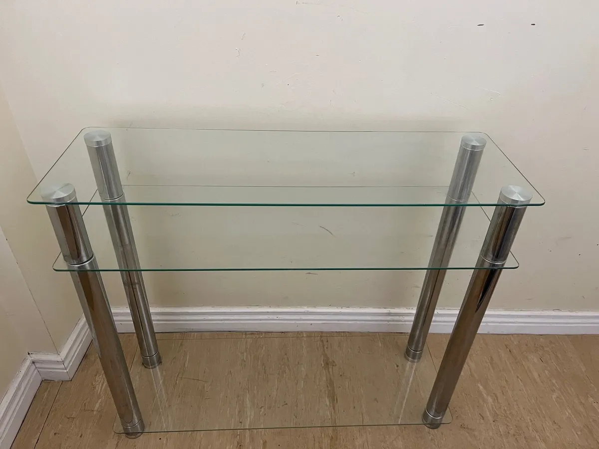 Glass console table - Image 2