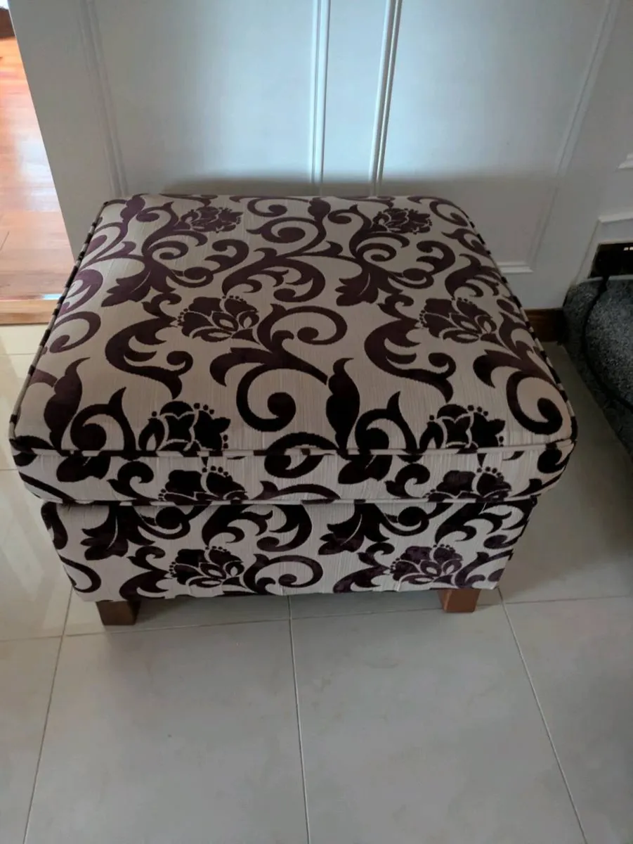 Elegant Large Footstool-Coffee Table-Ottoman - Image 1