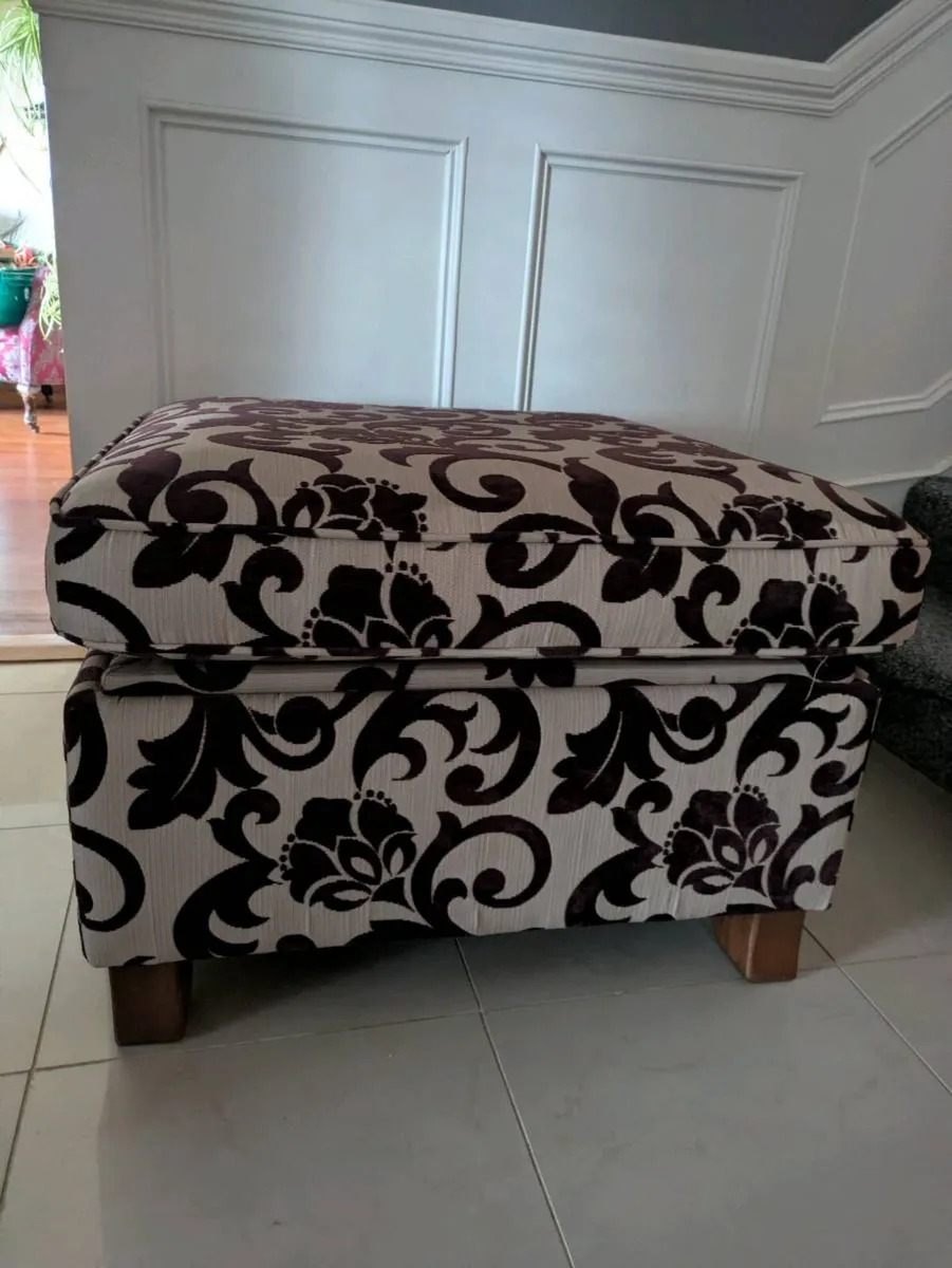 Elegant Large Footstool-Coffee Table-Ottoman - Image 2