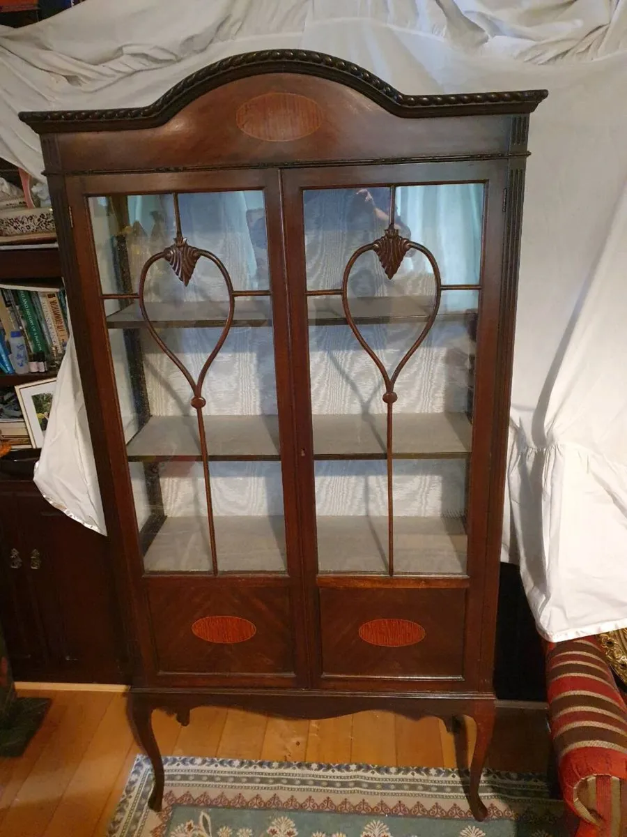 Victorian display cabinet - Image 1