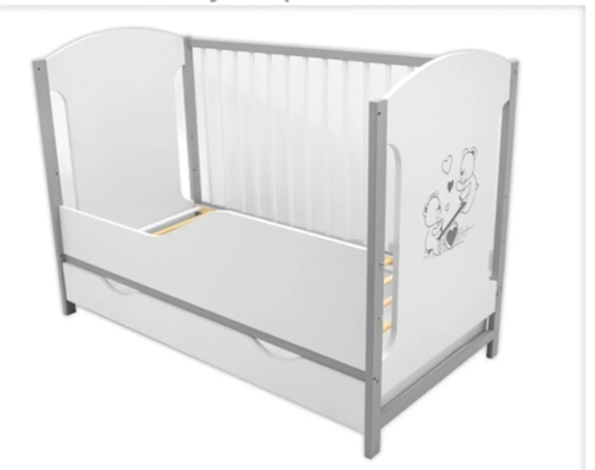 Baby cot bed 2 in 1 - Image 4