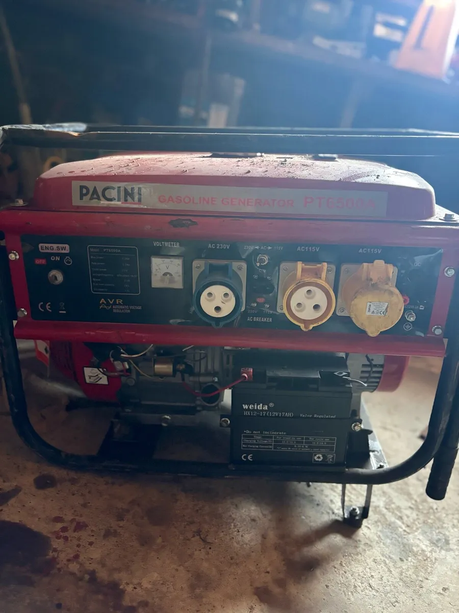 Pacino 6.5 kva generator - Image 1