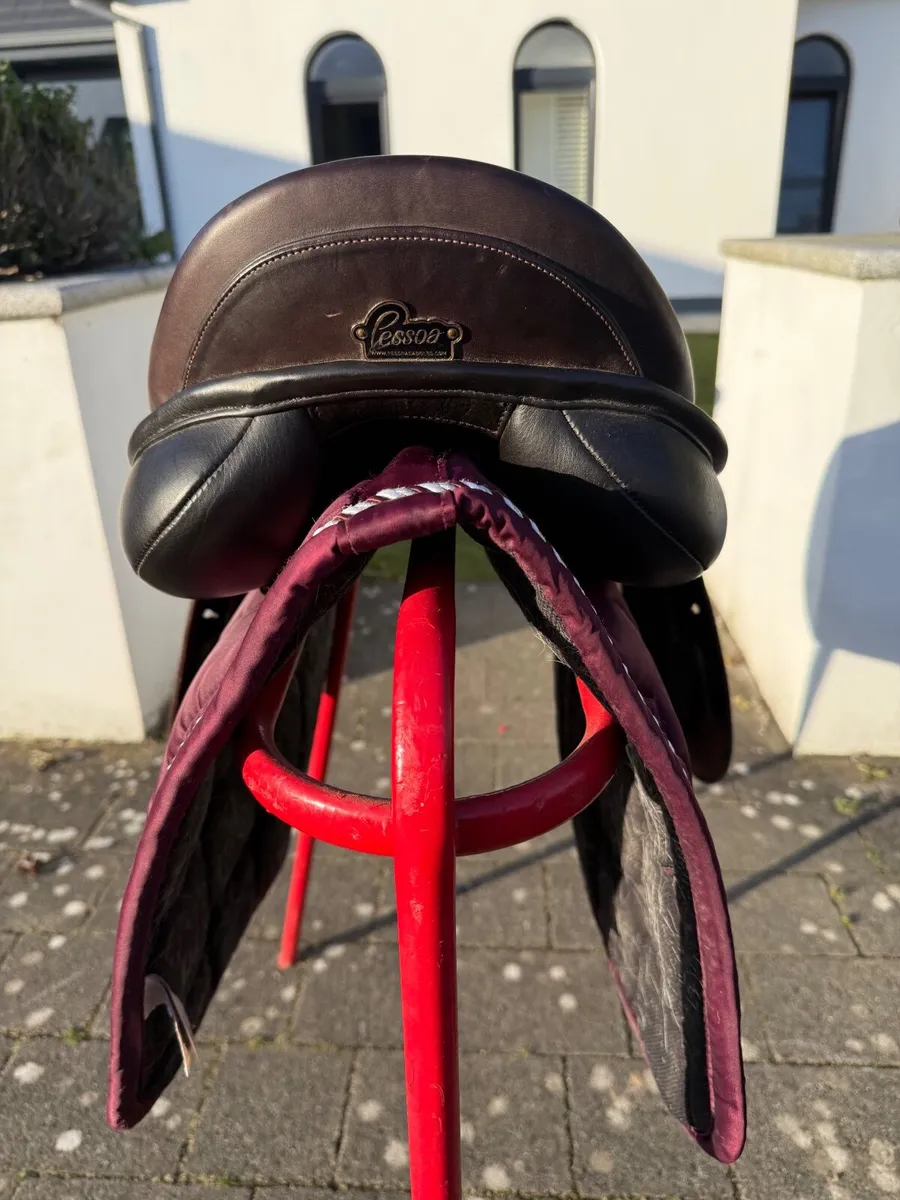 16.5 inch Pessoa Show jumping Saddle - Image 2