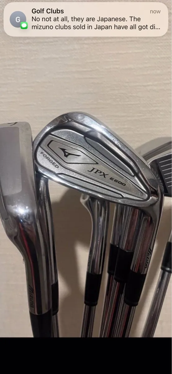 Mizuno jpx e600 irons - Image 1