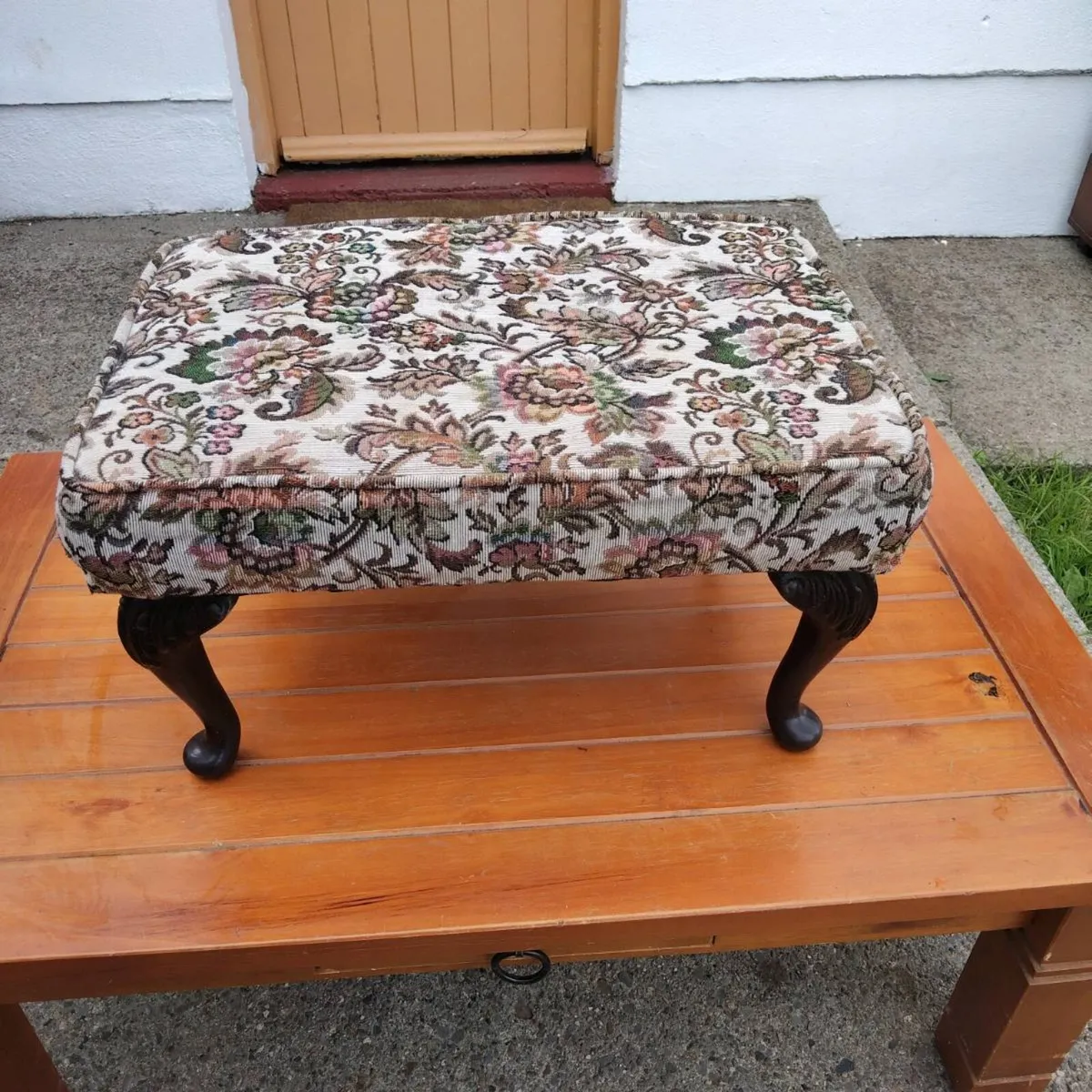 Antique Stool - Image 1