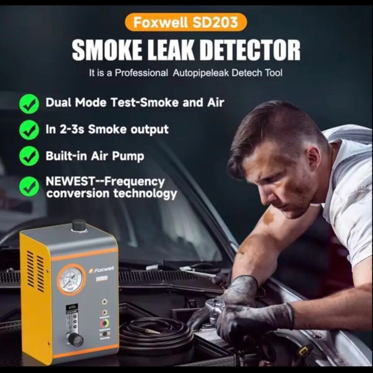FOXWELL SD203 Smoke Machine Automotive NEW - Image 3
