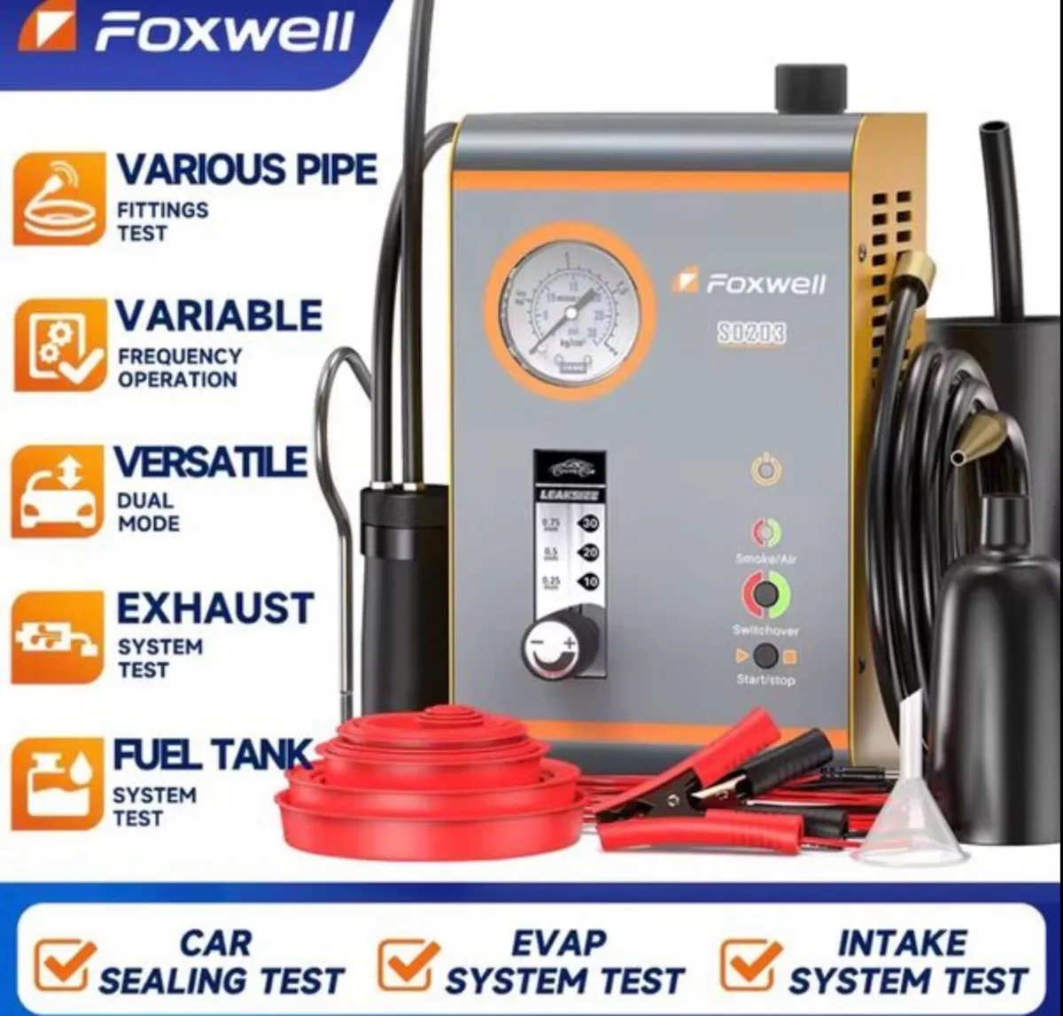 FOXWELL SD203 Smoke Machine Automotive NEW - Image 1