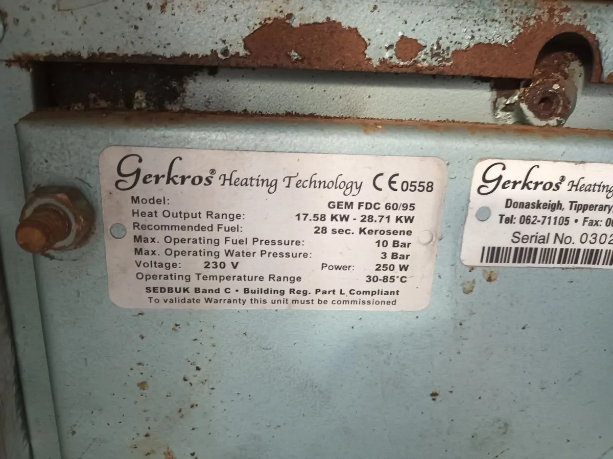 Gerkros Oil Boiler - Image 2