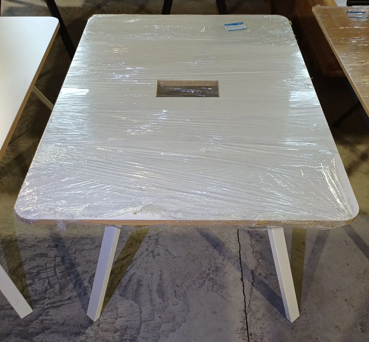 Bene 150cm White Meeting Room Table