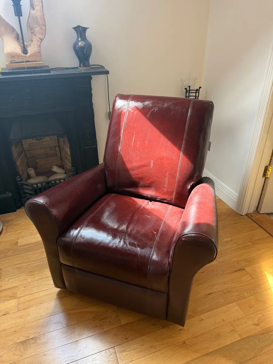 Leather Reclining Chair - Image 3