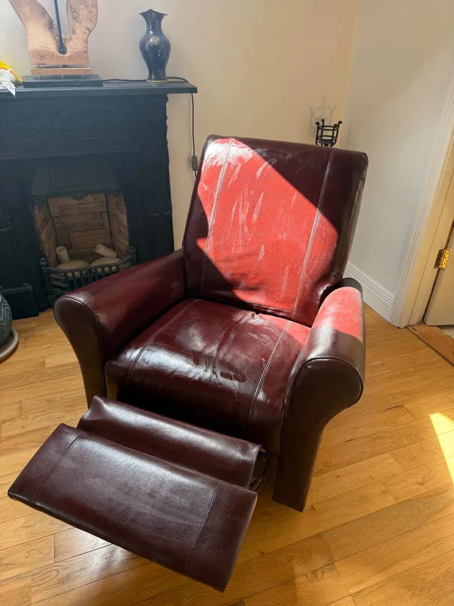 Leather Reclining Chair - Image 1