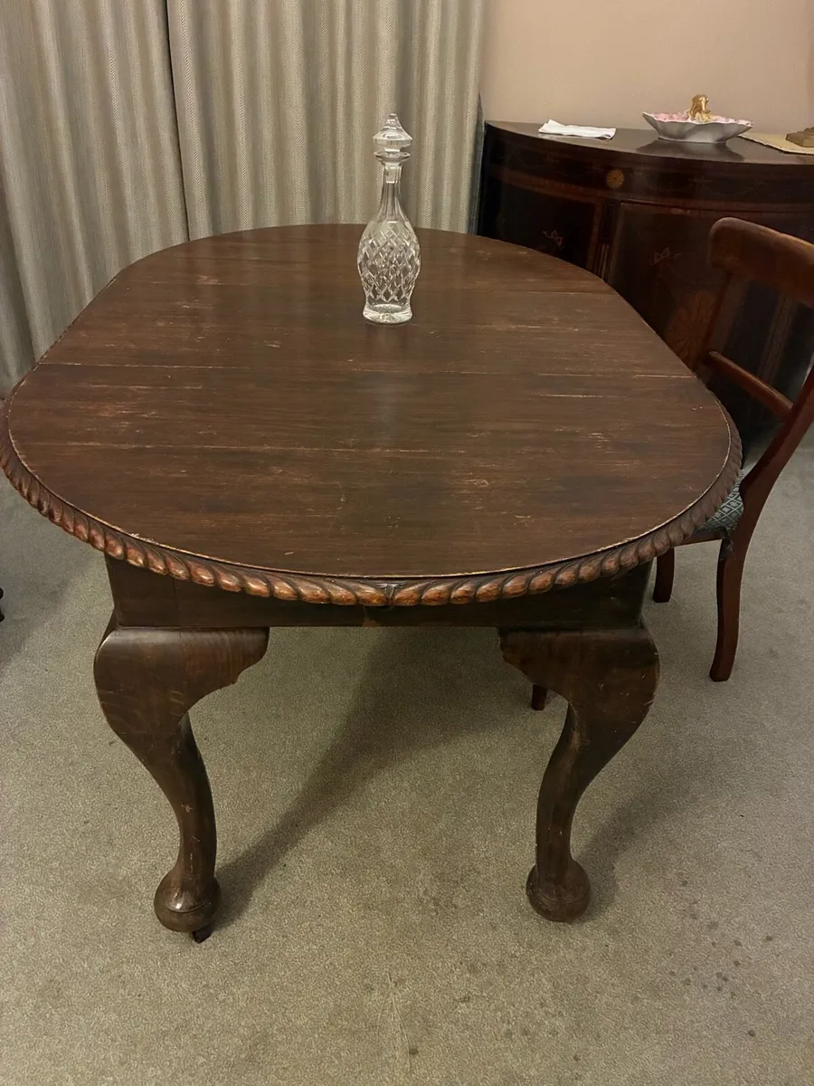 Antique dining table - Image 3