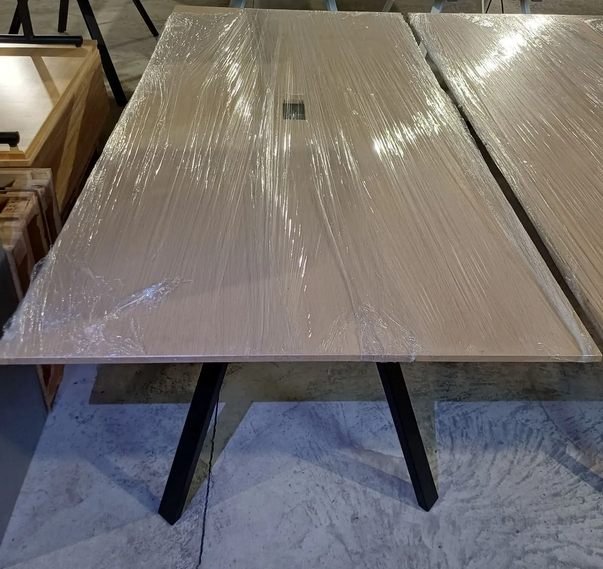 Bene 240cm Oak Meeting Room Table
