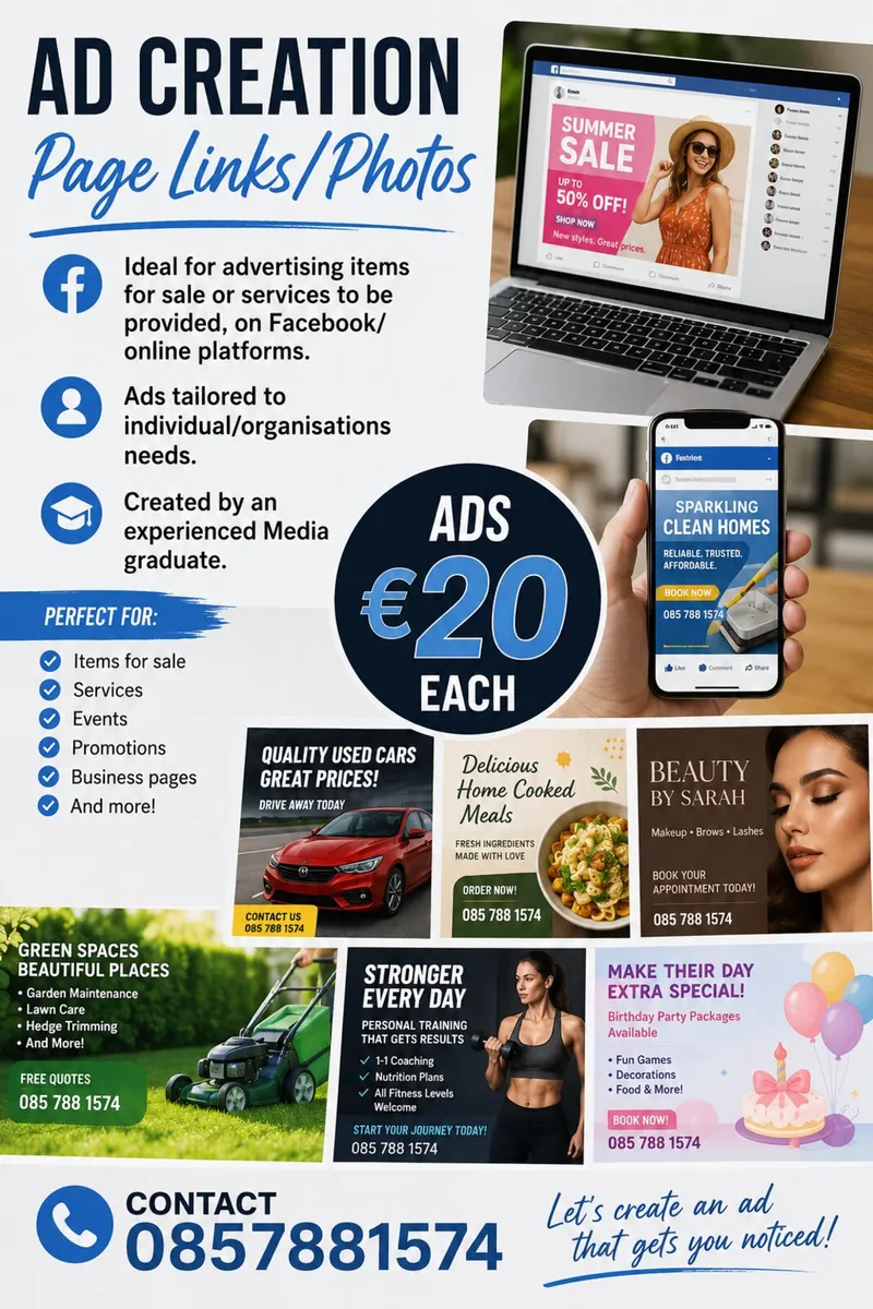 Professional online advert creation