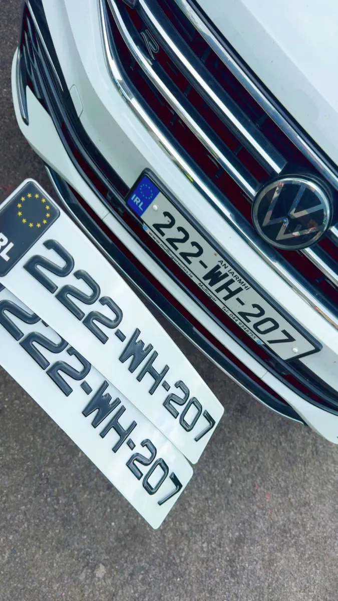 Upgrade to gel number plates at fk - Image 1