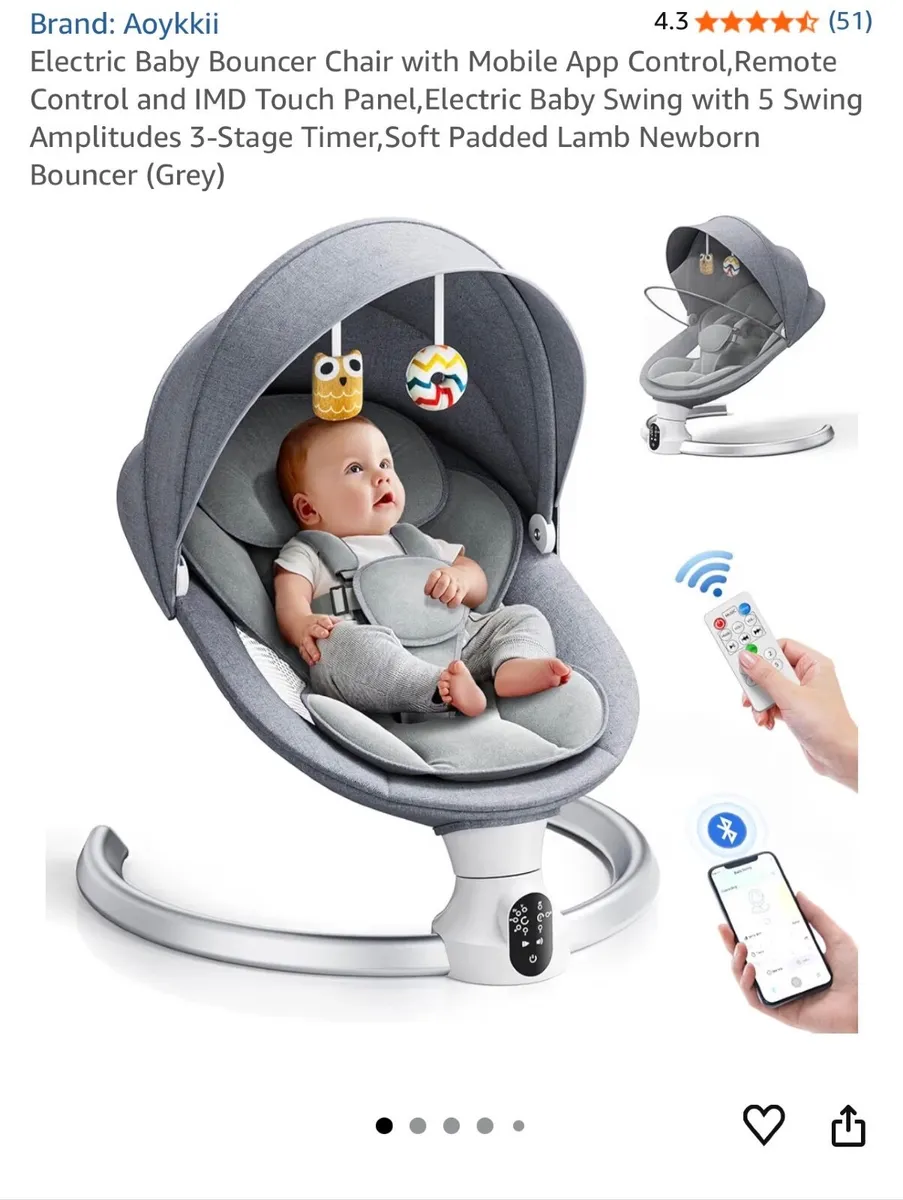 Electric Baby swing - Image 3