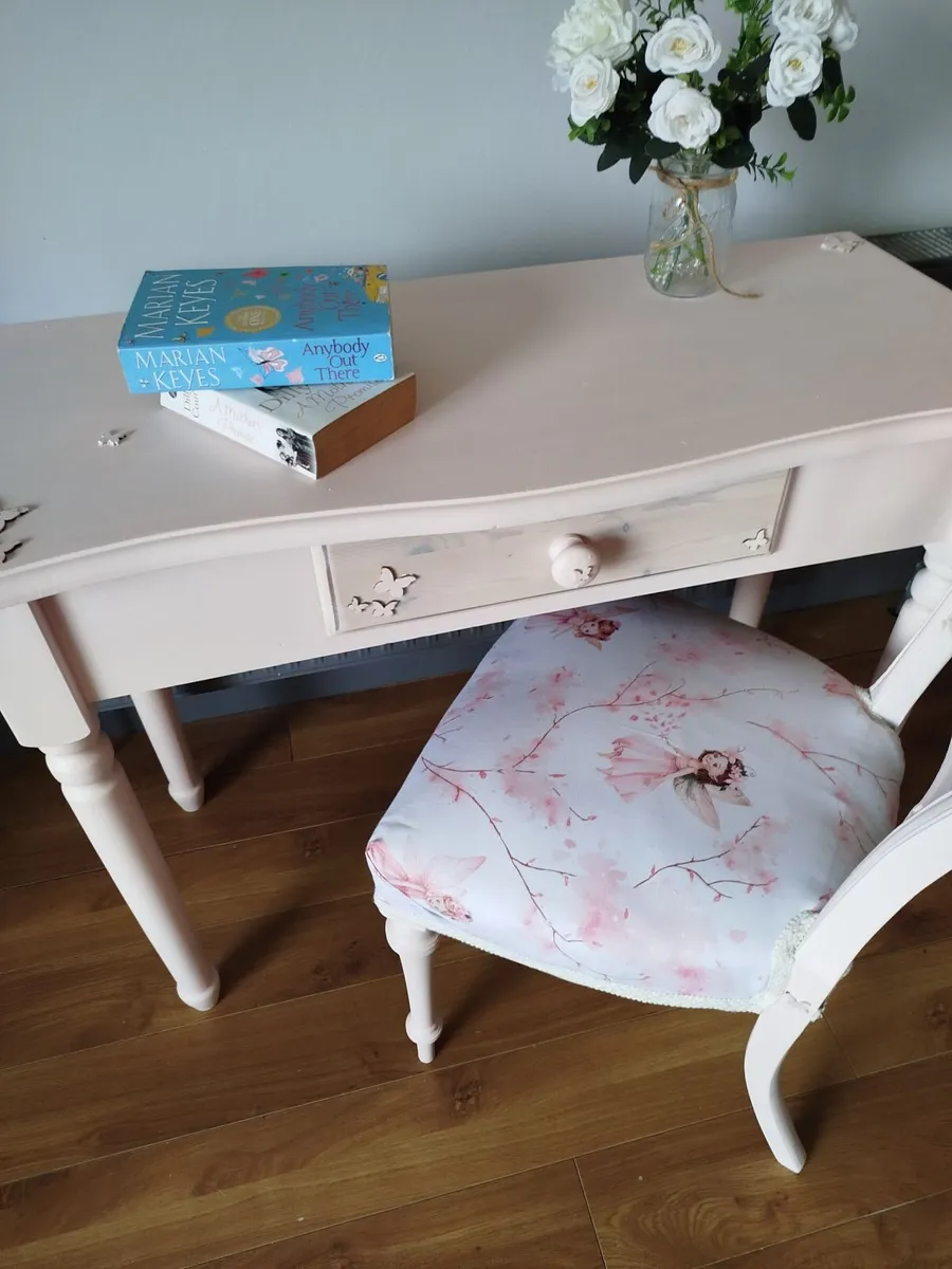 Desk and chair