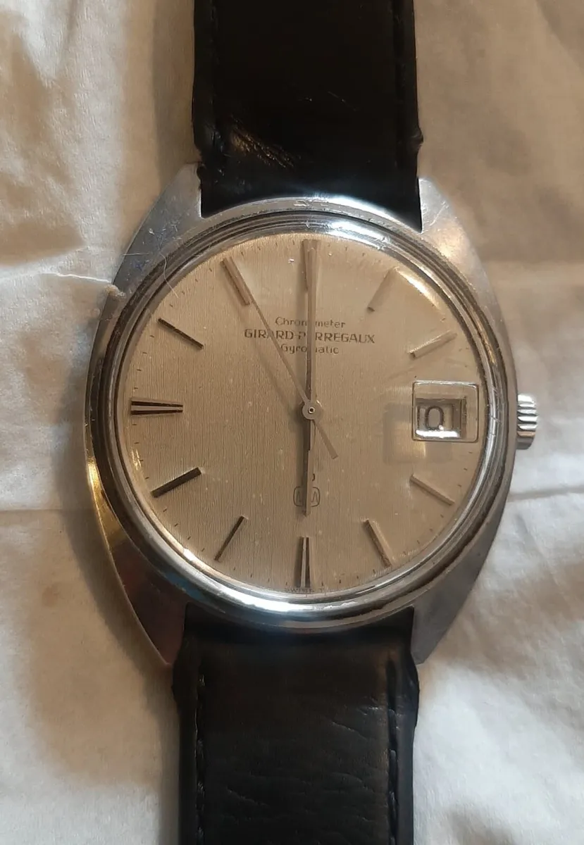 Men vintage 1960  girard perregaux choromometer wa - Image 2