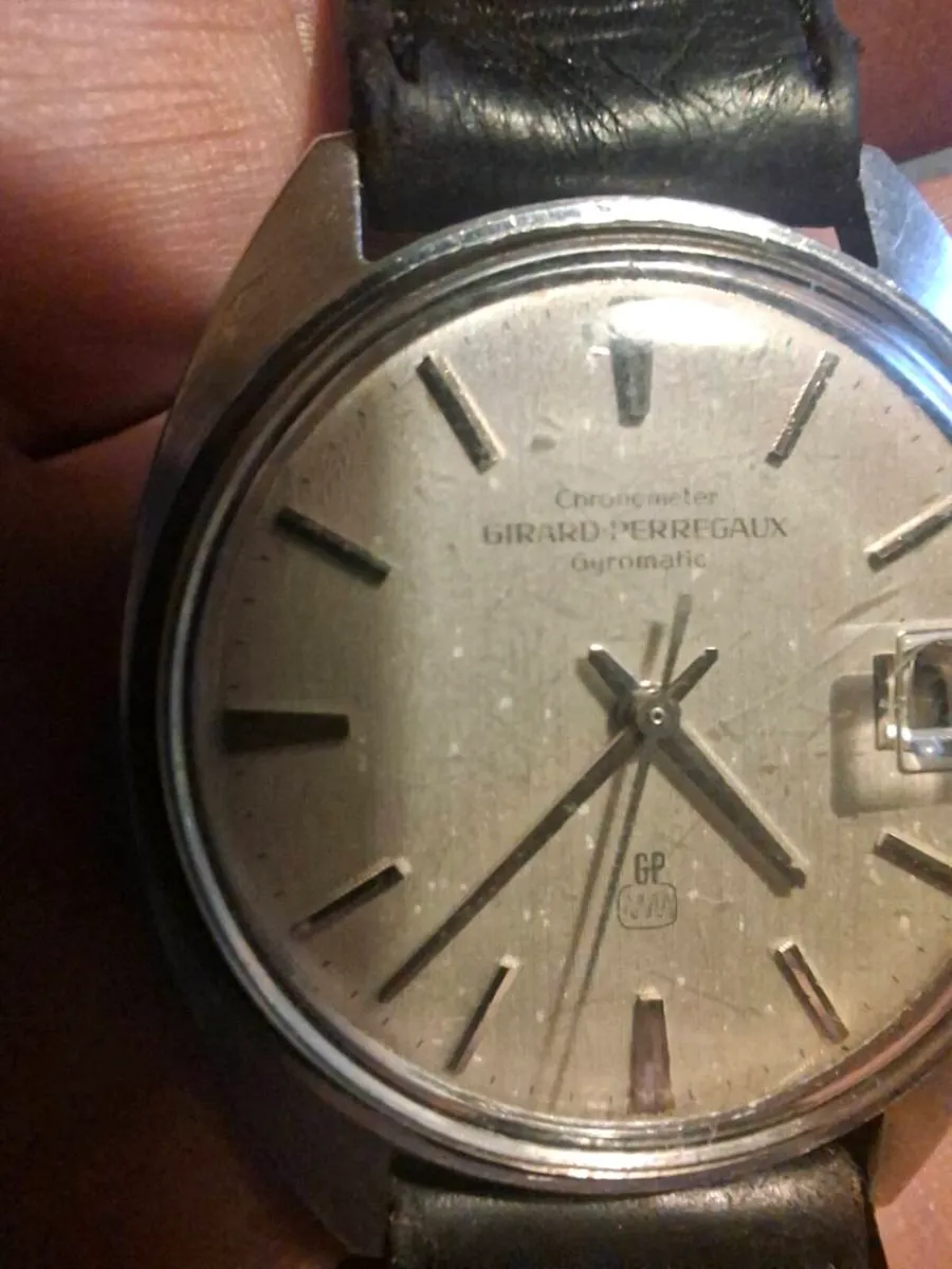 Men vintage 1960  girard perregaux choromometer wa - Image 1