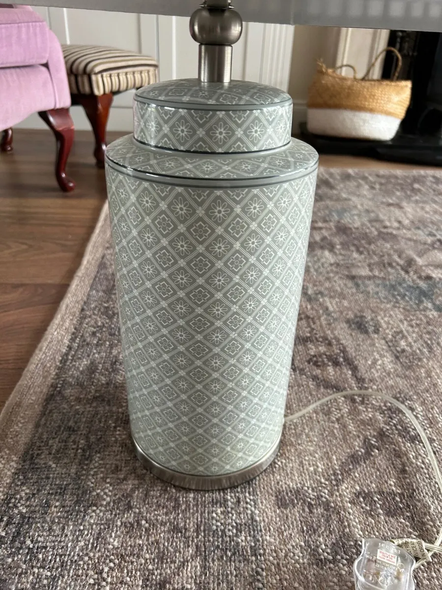 Grey Tall Lamp - Image 2