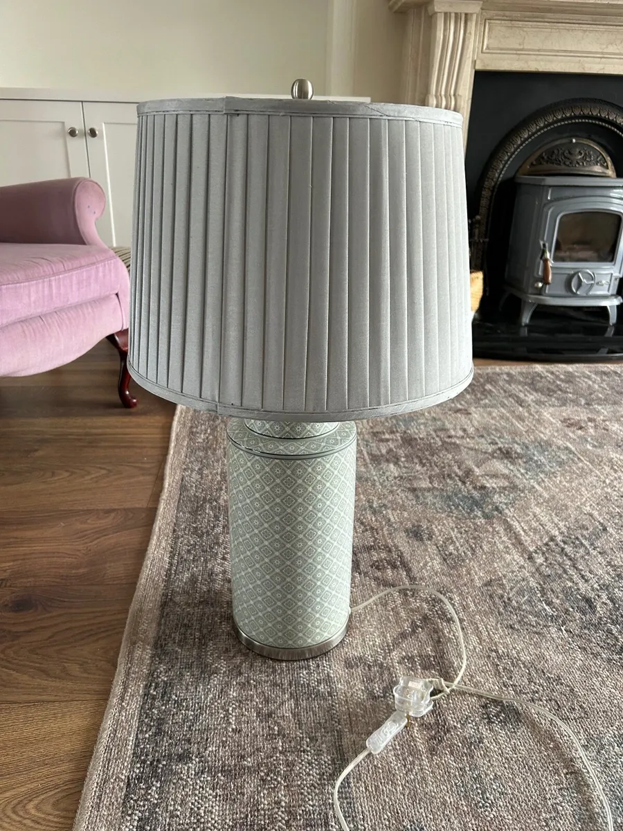 Grey Tall Lamp - Image 3