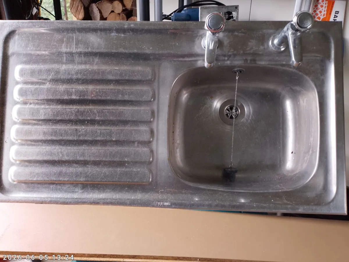 Stainless Steel with Taps