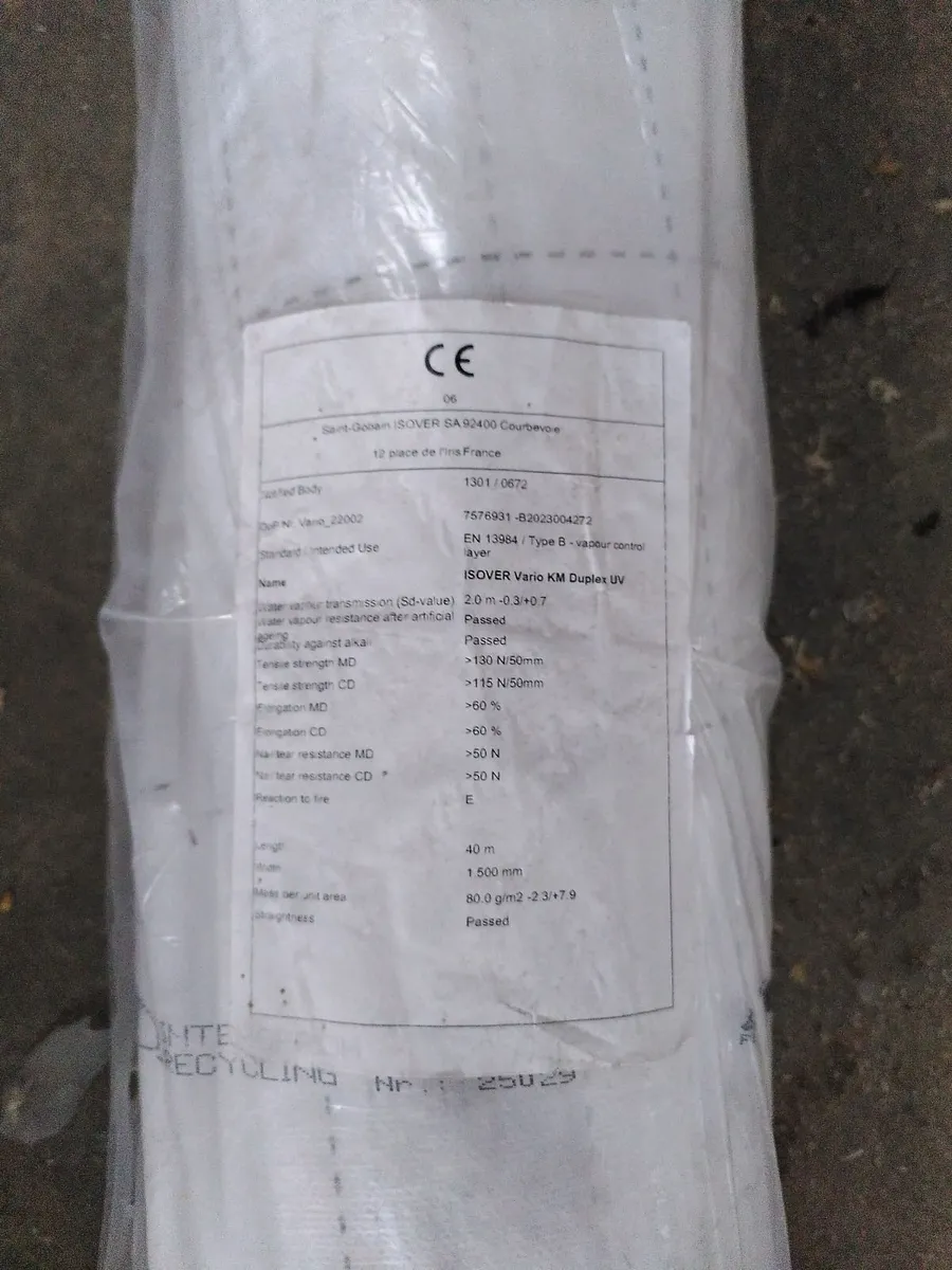 Isover Vario KM Duplex leftover membrane 35m roll - Image 3