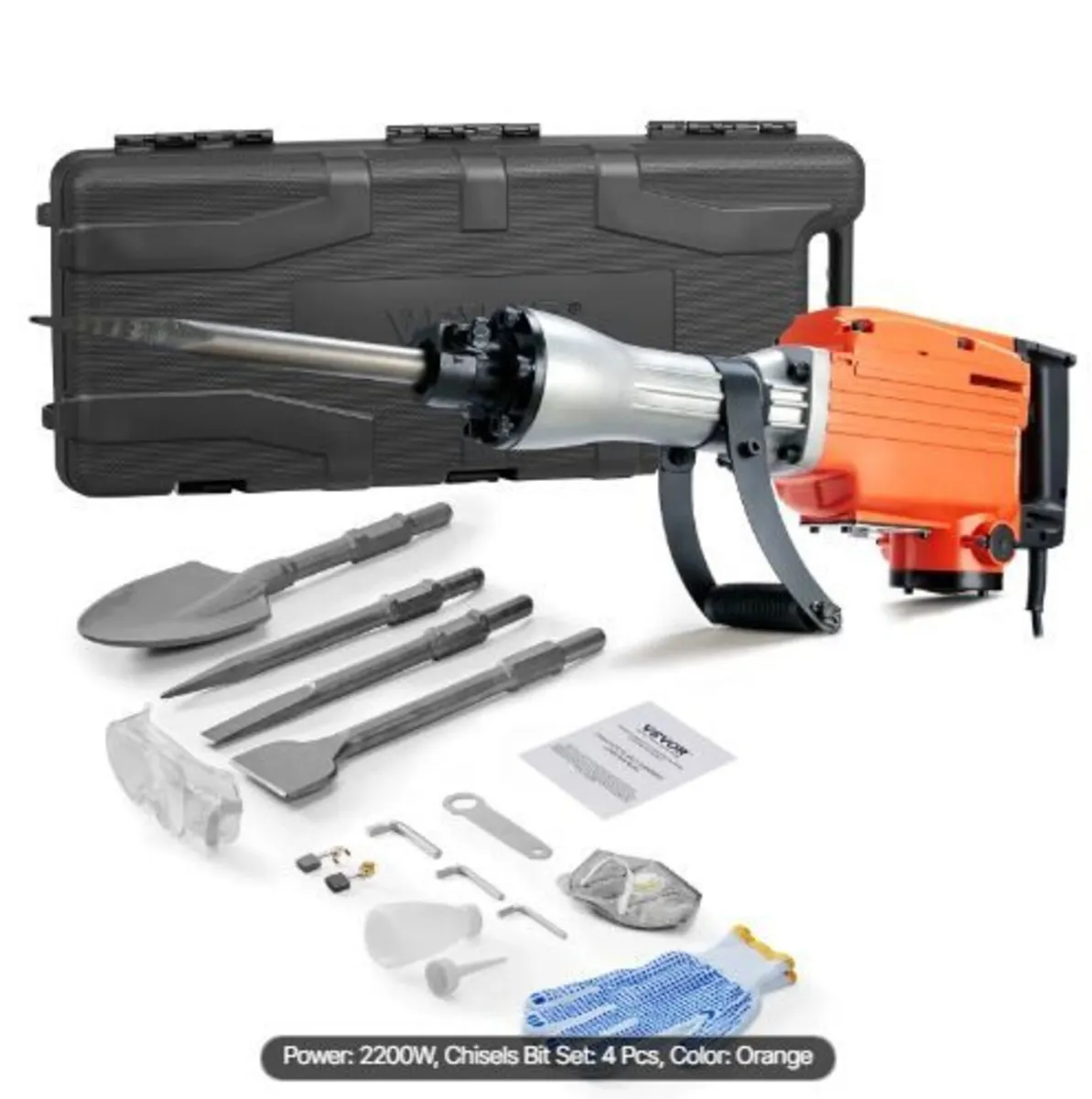 Demolition Jack Hammer Concrete Breaker 2200W - Image 4