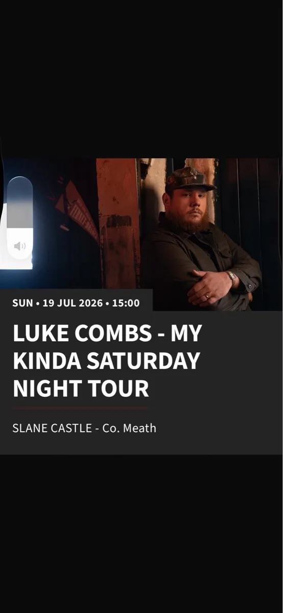2 Luke Combs for Sunday 19th July