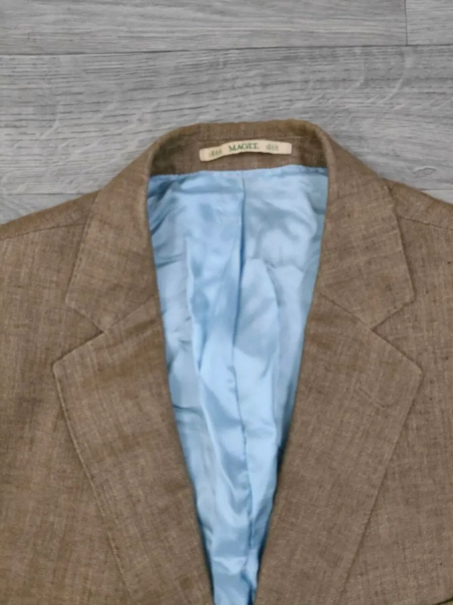 Magee 100% Linen Blazer Jacket Mens 42R Large - Image 3