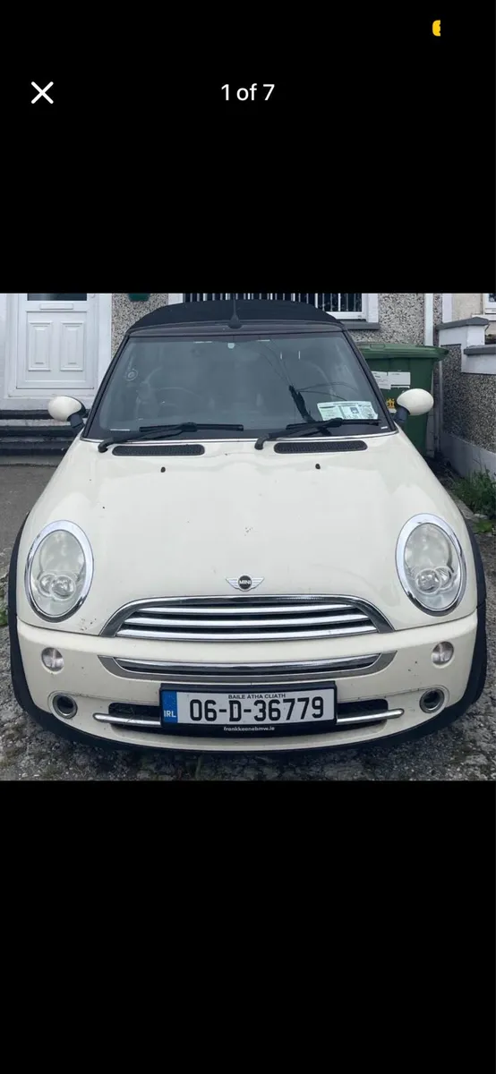 Cream Mini Cooper Car 2006 - Image 1