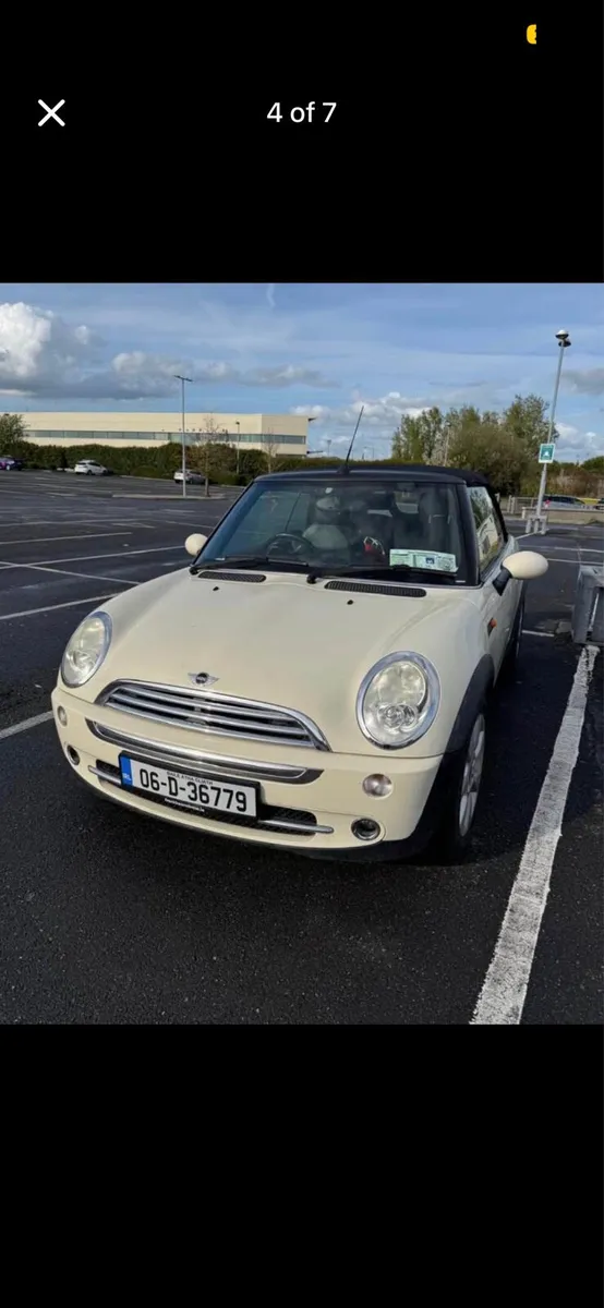 Cream Mini Cooper Car 2006 - Image 4