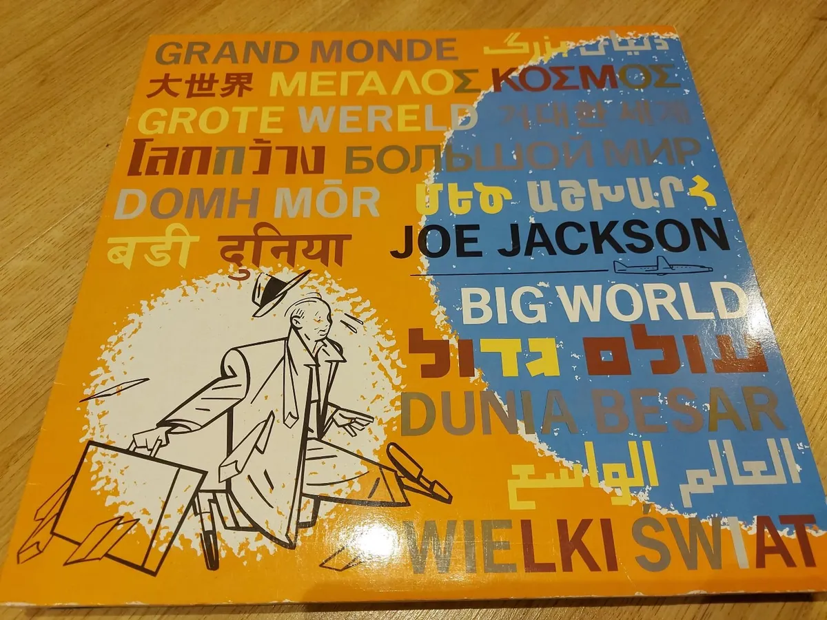 JOE JACKSON - BIG WORLD - DOUBLE LIVE VINYL RECORD - Image 1