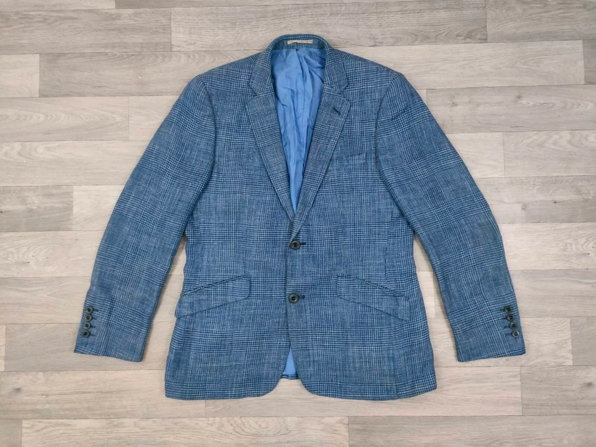 Magee Linen & Silk Blend Donegal Tweed Blazer 40R - Image 1