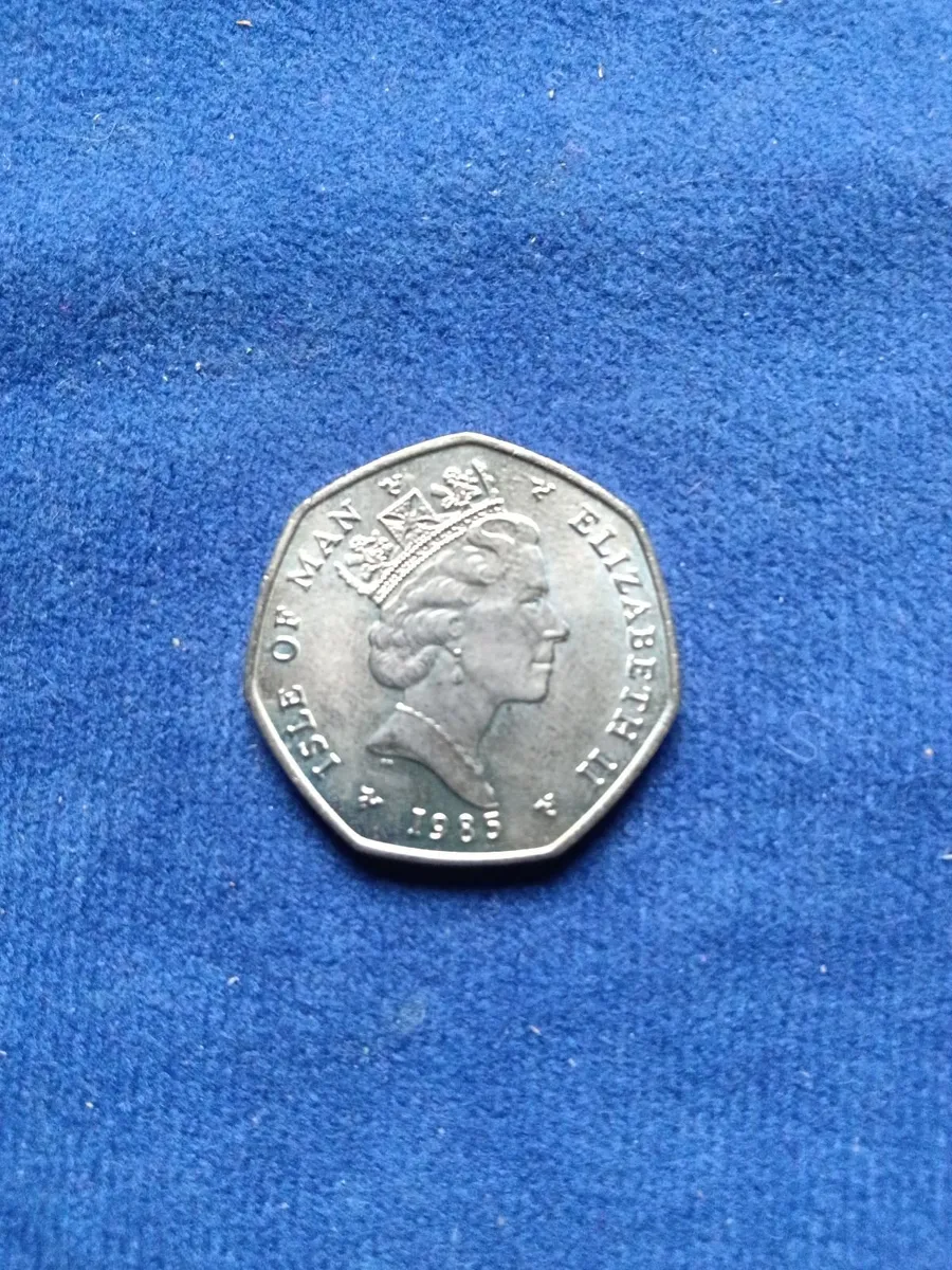Isle of Man 1985 Christmas 50 pence - Image 3