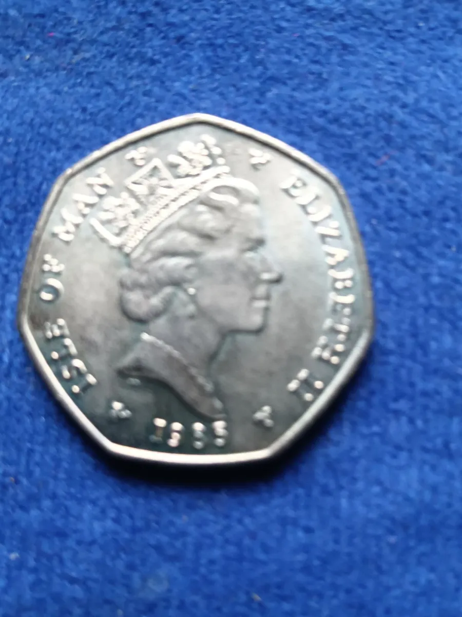 Isle of Man 1985 Christmas 50 pence - Image 4