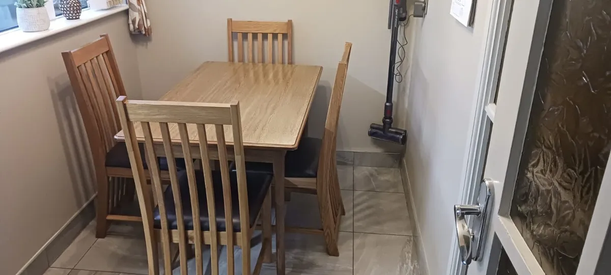 Table and 4  Chairs - Image 1