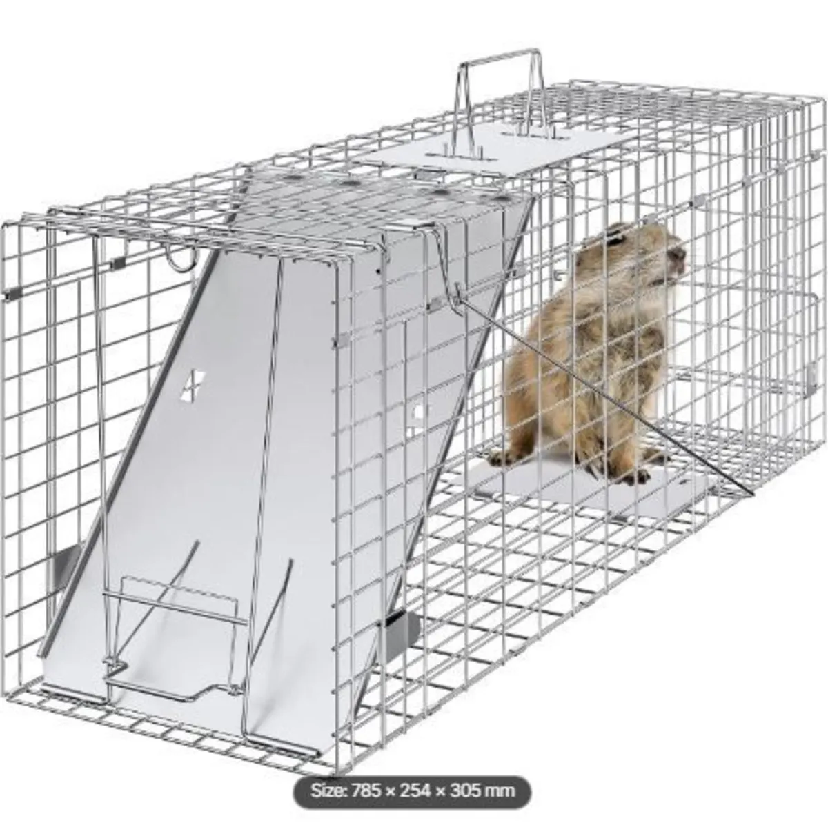 Live Animal Cage Trap, 79 x 25 x 30.5 cm - Image 1
