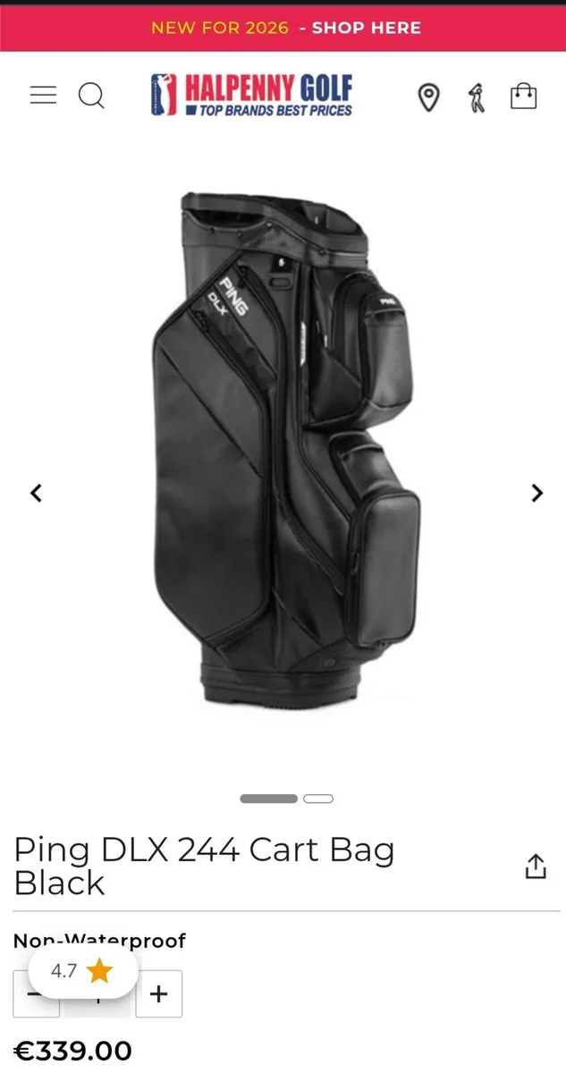 Ping dlx cart bag - Image 2