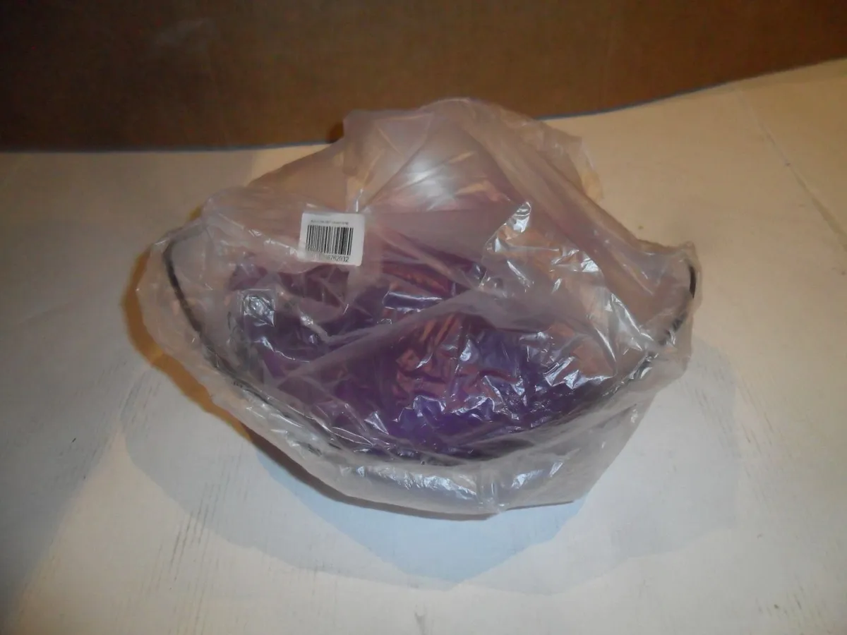 Tupperware clear serving bowl , purple - Image 3